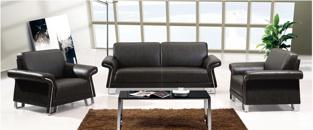 3 seater office sofa, leather office sofa, modern office furniture waiting room office sofa