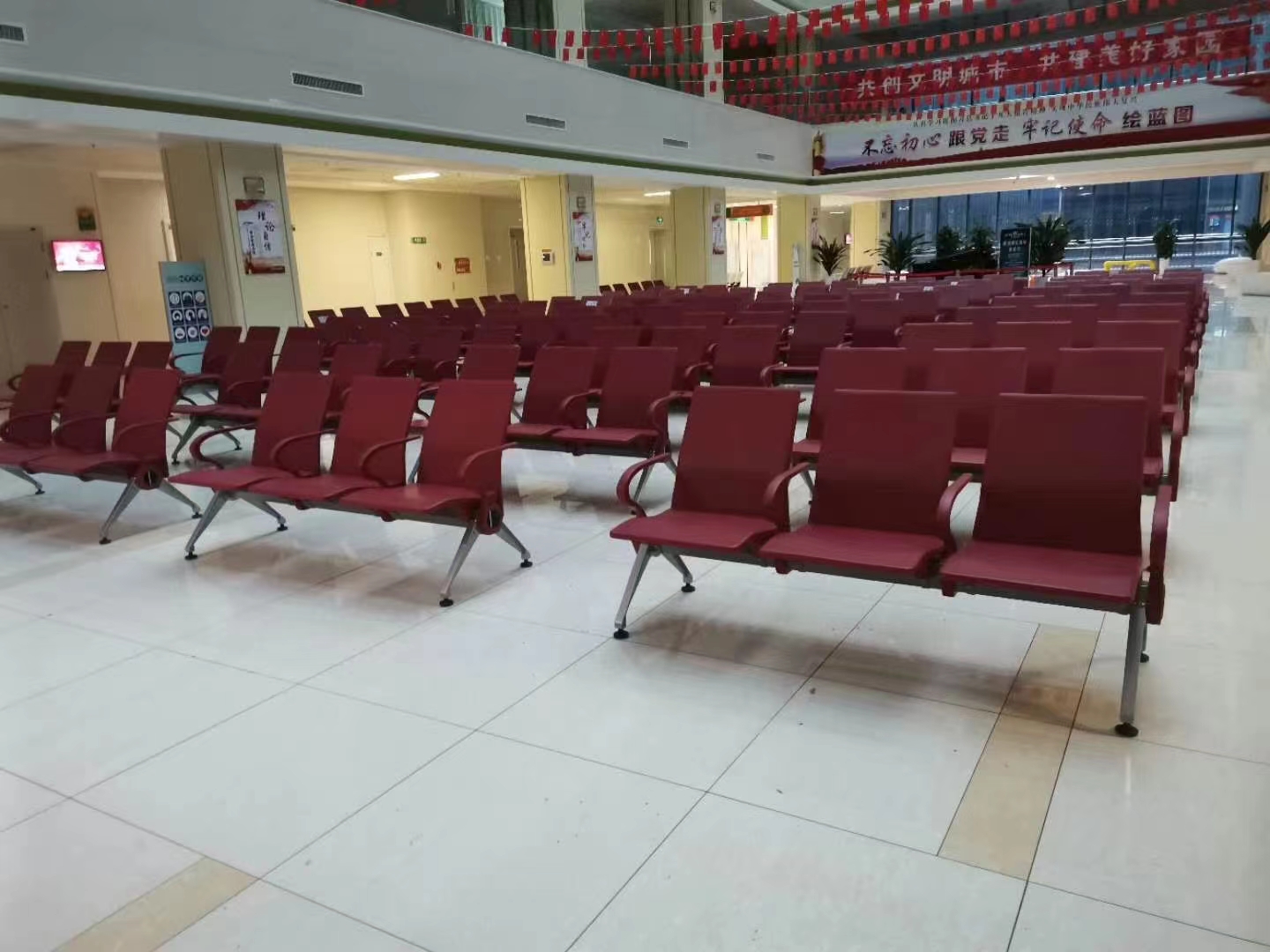 New Design Aluminium Material Lounge Waiting Row Chair for Airport W9919A