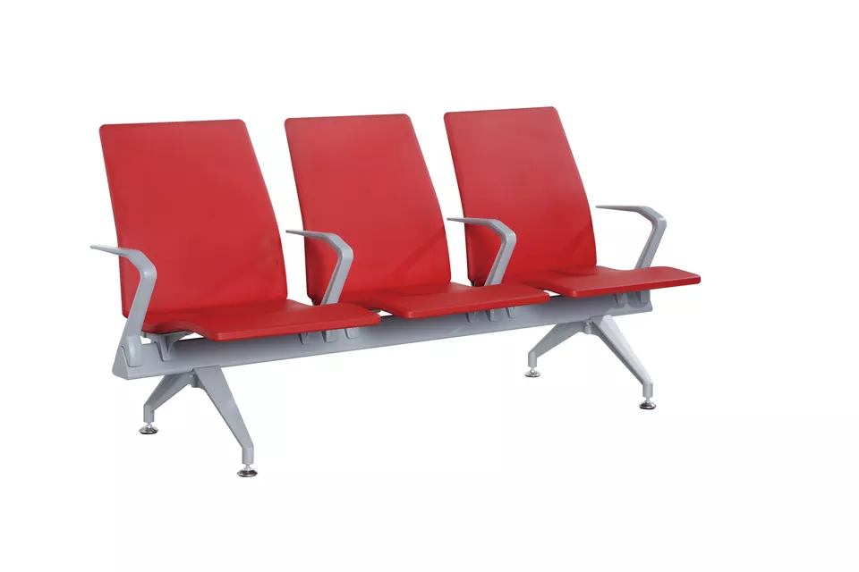 High Quality Size Metal Frame Airport Public 3 Seater Waiting Chair W9909