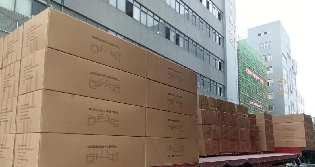 Uzbekistan Hospital Project——Public Sofa Loading