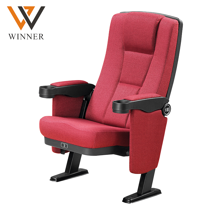 Red chairs push back home cinema theater chair fold recliner 3d 4d 5d movie church movie theater seats