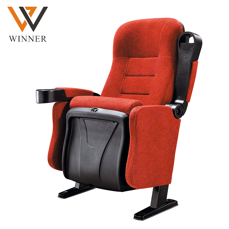 Red chairs push back home cinema theater chair fold recliner 3d 4d 5d movie church movie theater seats