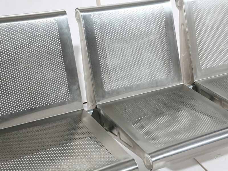 Factory Wholesale Stainless Steel Airport Waiting Chair Gang Bench seatings W9801S