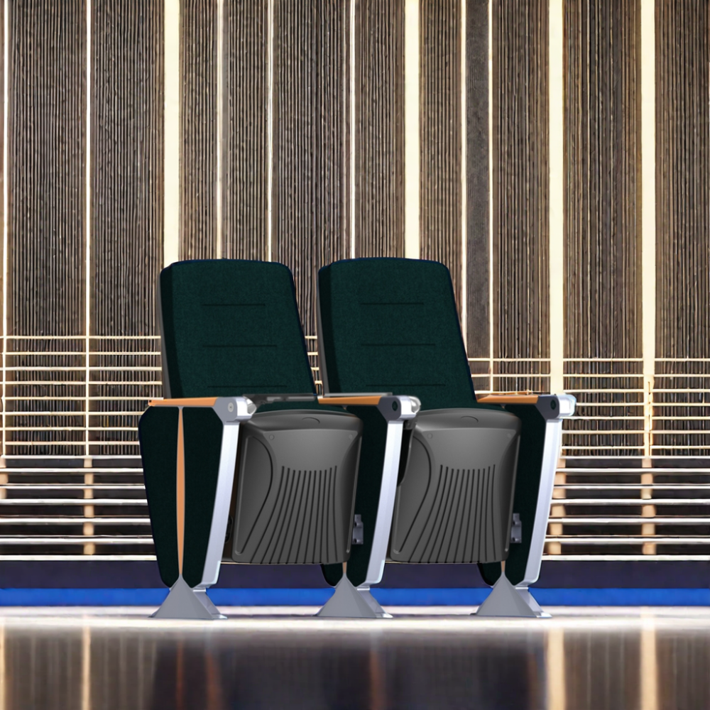 Theatre lecture foldable church auditorium hall chair plastic reception theatre hall arm chair auditorium seating