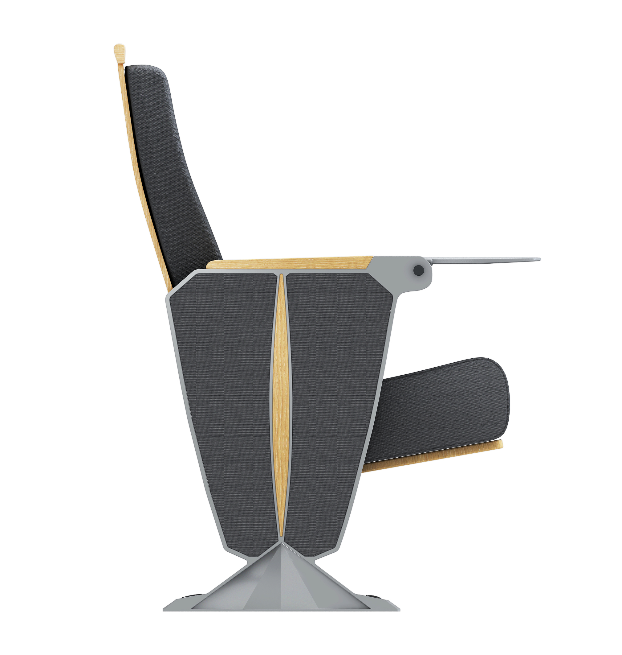 Modern Writing Board Folding Church Chair Auditorium Chair Lecture