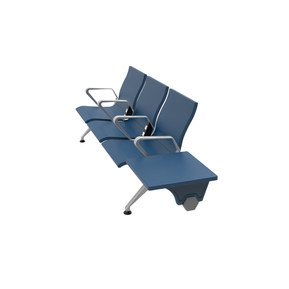 Wholesale Metal Public Pu Cushion 3 4 5 Seats Hospital Airport Train Station Waiting Chair