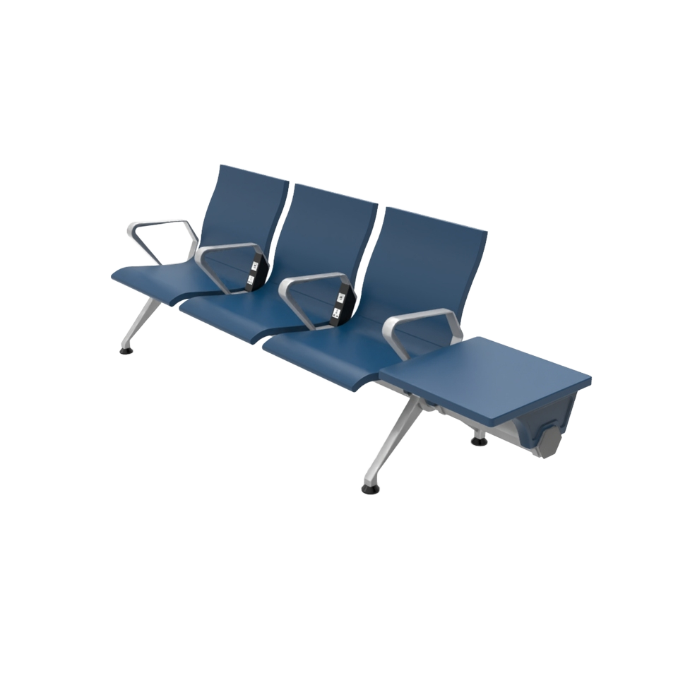 Wholesale Metal Public Pu Cushion 3 4 5 Seats Hospital Airport Train Station Waiting Chair