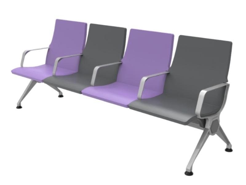 Factory Price Hospital Airport Station Clinic Waiting Room 3 Seater Bench Seating Waiting Chair